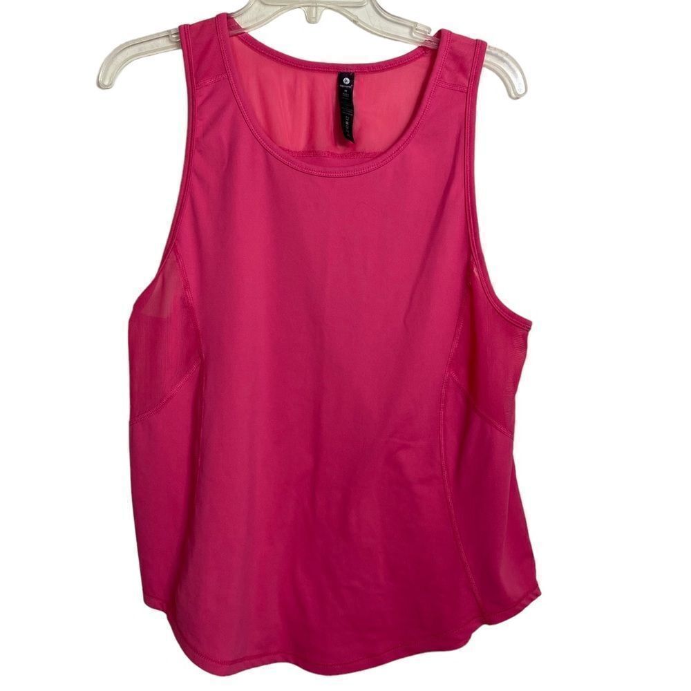 90 Degree M pink active top with mesh accents yoga work out , gym